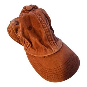 Marine Layer Hat Adjustable Cap Rust Orange Mineral Wash One Size Outdoor